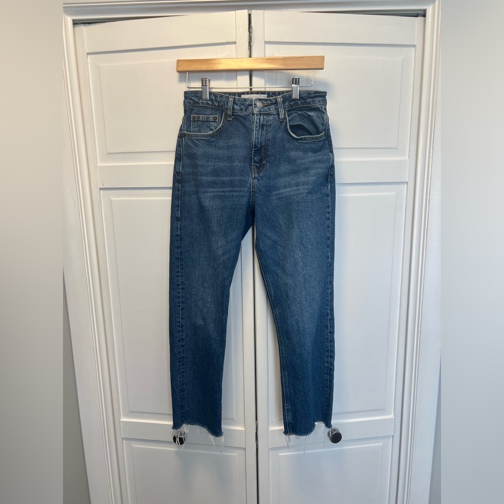 Topshop Straight Jeans Size Women’s 28 Color Blue